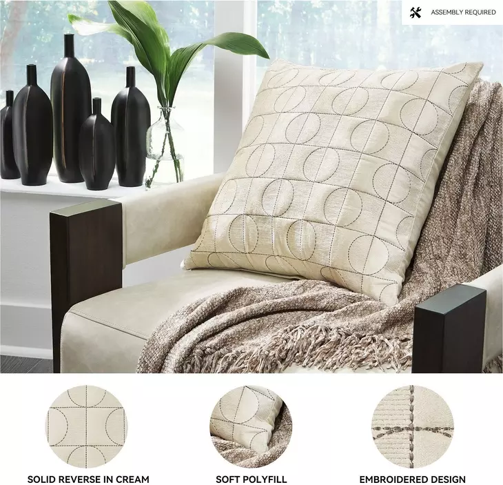Kydner Beige And Brown Pillow Set Of 4