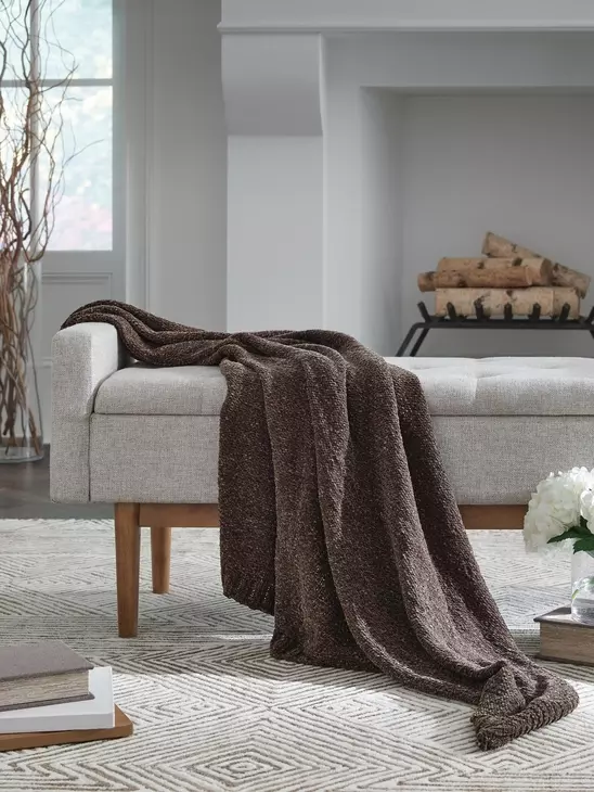 Anawood Brown Throw