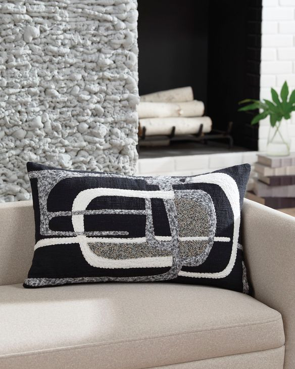 Gavrileigh Black and Gray Accent Pillow Set of 4