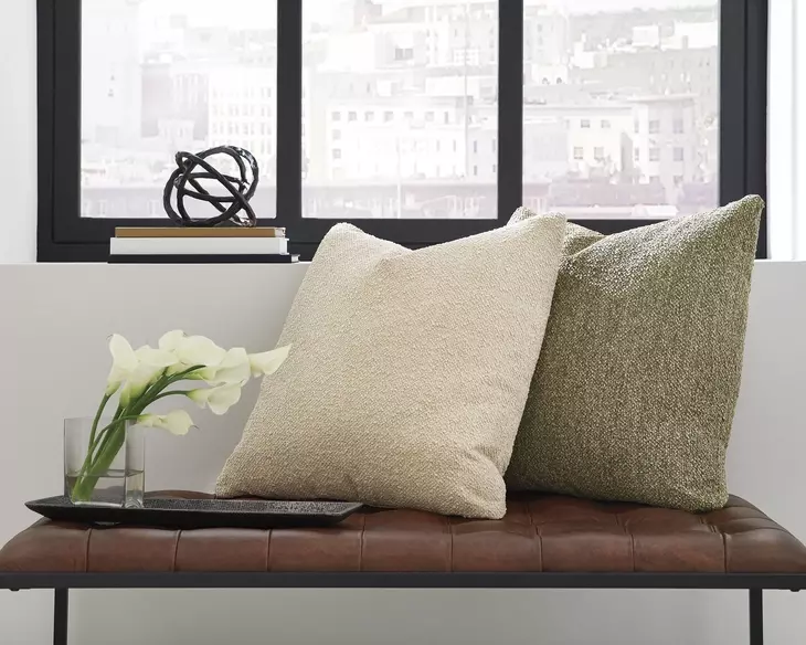 Macsen Tan Accent Pillow