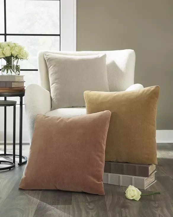 Jaxkins Warm Gray Accent Pillow