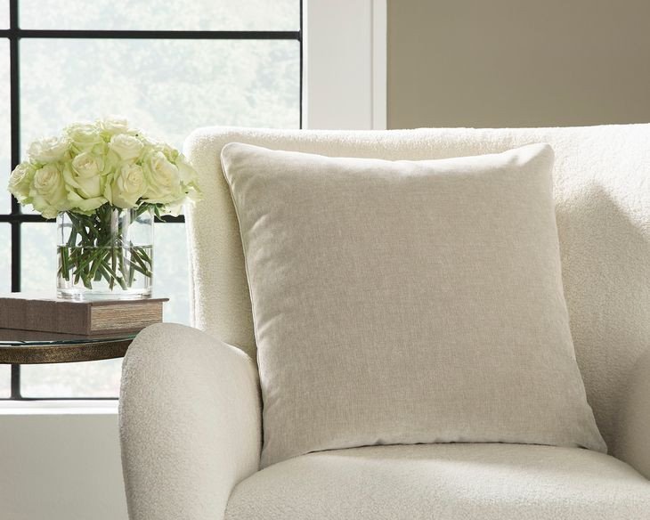 Jaxkins Warm Gray Accent Pillow