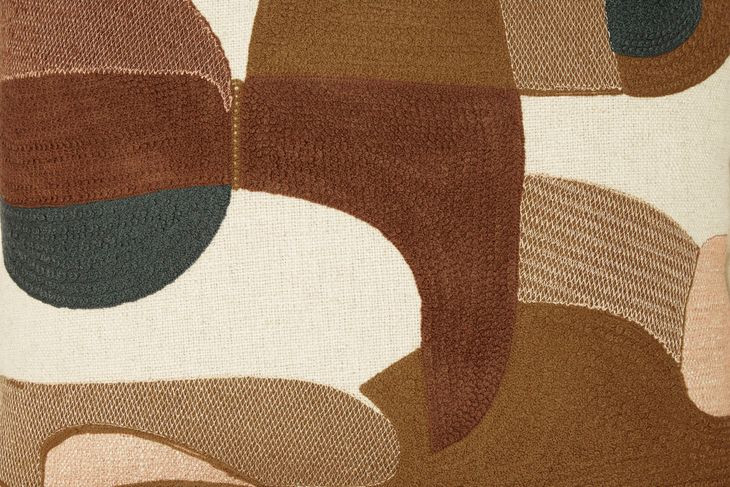 Hallam Sienna and Charcoal Accent Pillow Set of 4