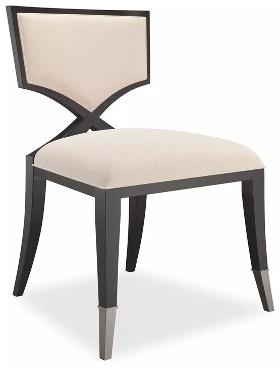 First Ivory Upholstered Side Chair