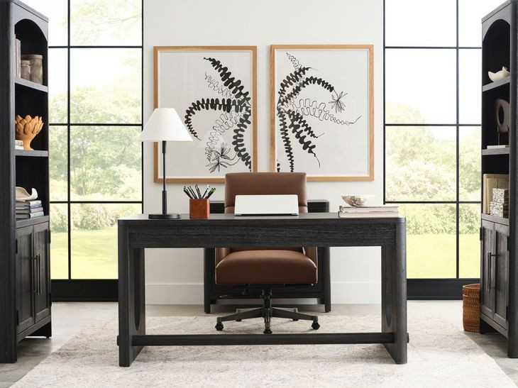 Skylar Ardent Chestnut Leather Upholstered Executive Chair