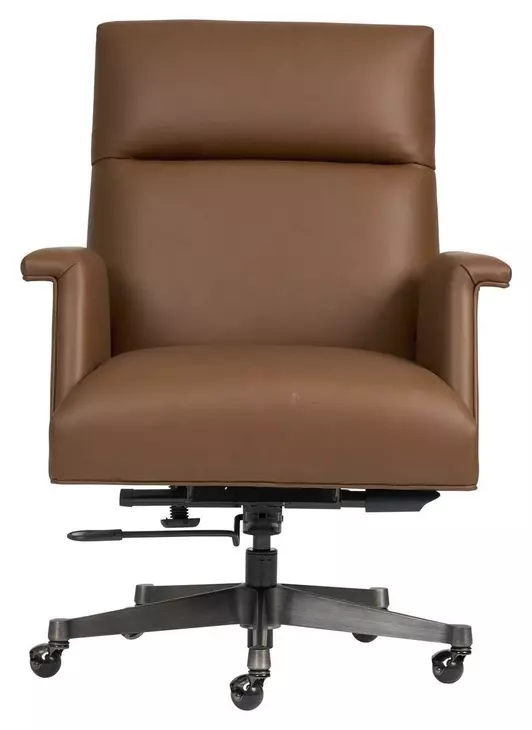 Skylar Ardent Chestnut Leather Upholstered Executive Chair
