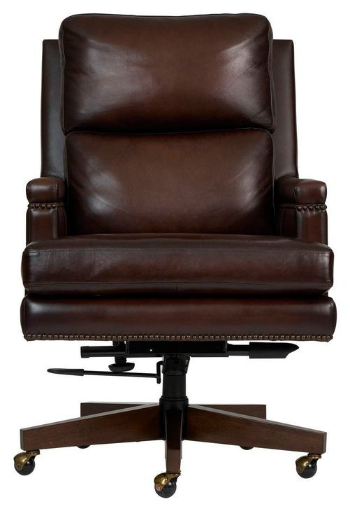Admiral Mystic Bourbon Leather Upholstered Executive Chair