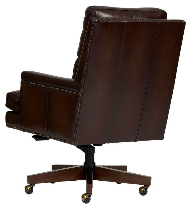 Admiral Mystic Bourbon Leather Upholstered Executive Chair