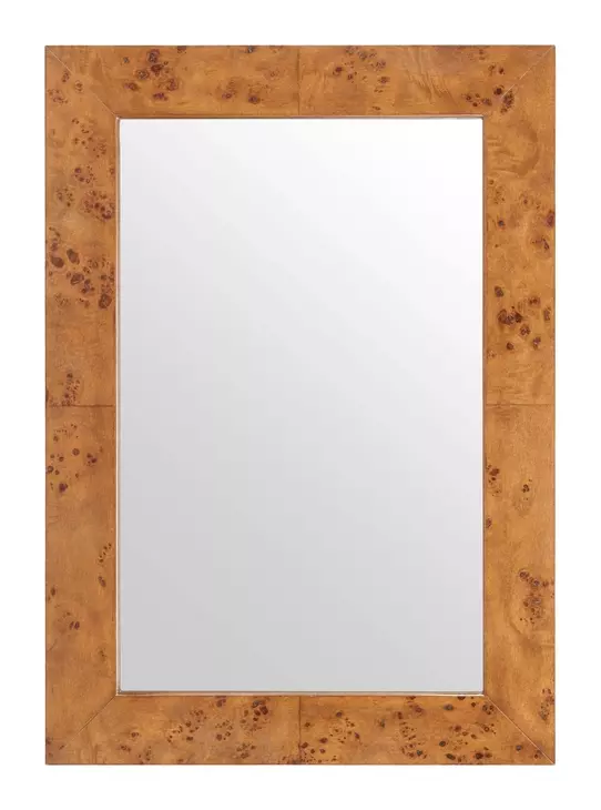 Mirat Brown Rectangular Wall Mirror