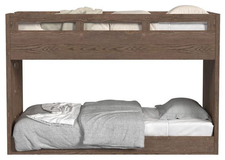 Carlson Harvest Brown Twin Over Twin Bunk Bed