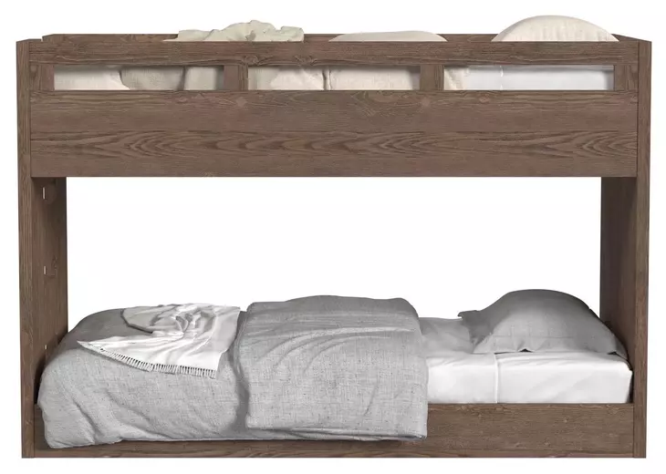 Carlson Harvest Brown Twin Over Twin Bunk Bed