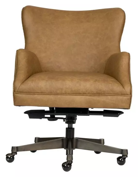 Blake Venetian Caramel Leather Upholstered Executive Chair