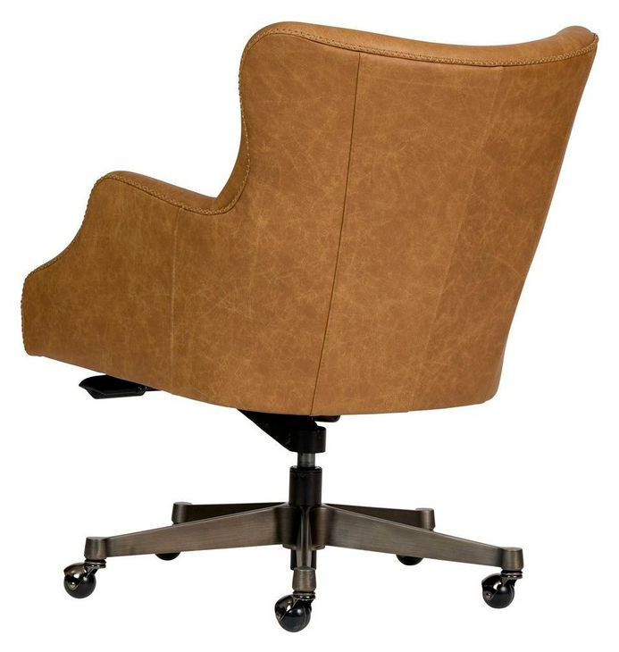 Blake Venetian Caramel Leather Upholstered Executive Chair