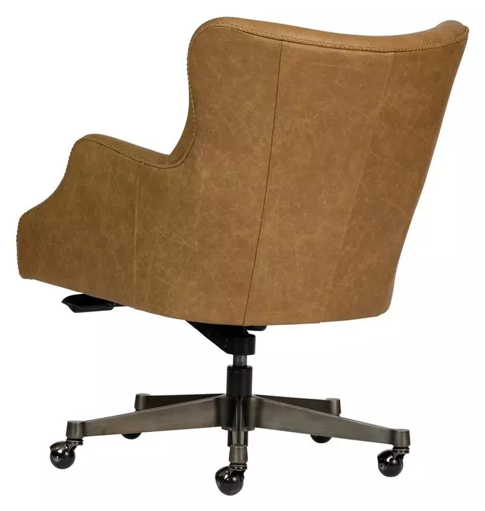Blake Venetian Caramel Leather Upholstered Executive Chair