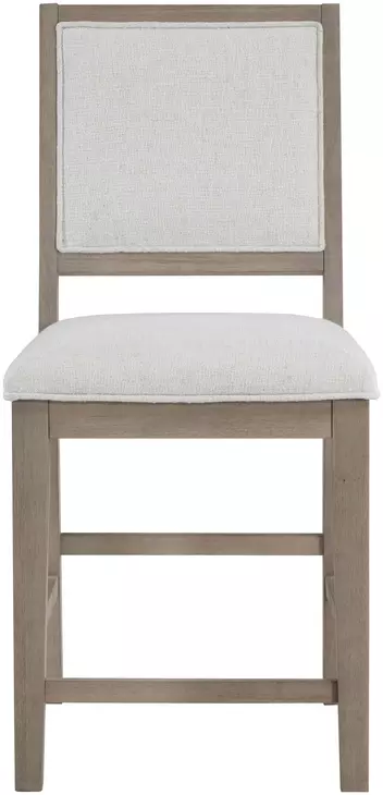 Lily Gray Upholstered 24" Counter Height Stool Set of 2