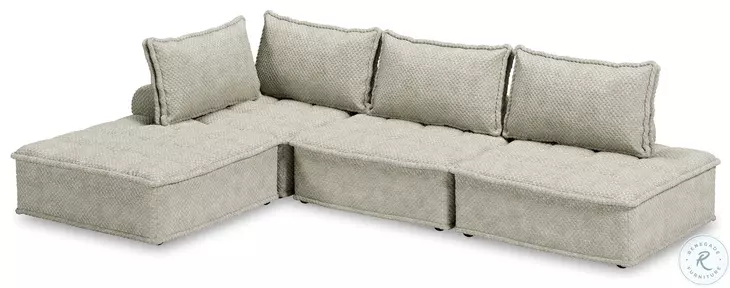 Bales Taupe 4 Piece Modular Sectional