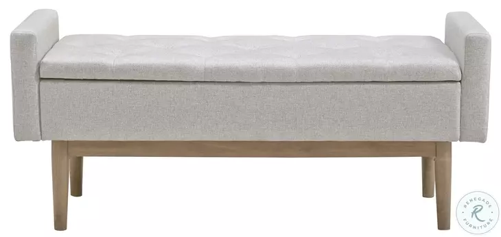 Briarson Beige And Brown Storage Bench