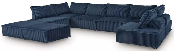 Bales Navy 8 Piece Modular Sectional