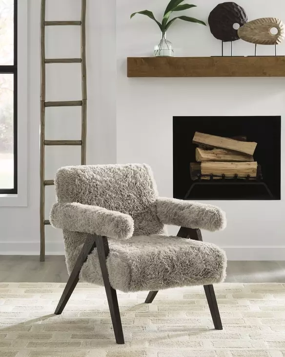 Goda Mocha Upholstered Accent Chair