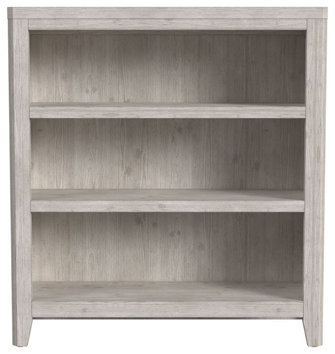 Carlson Washed Linen Bookcase with 3 Shelves