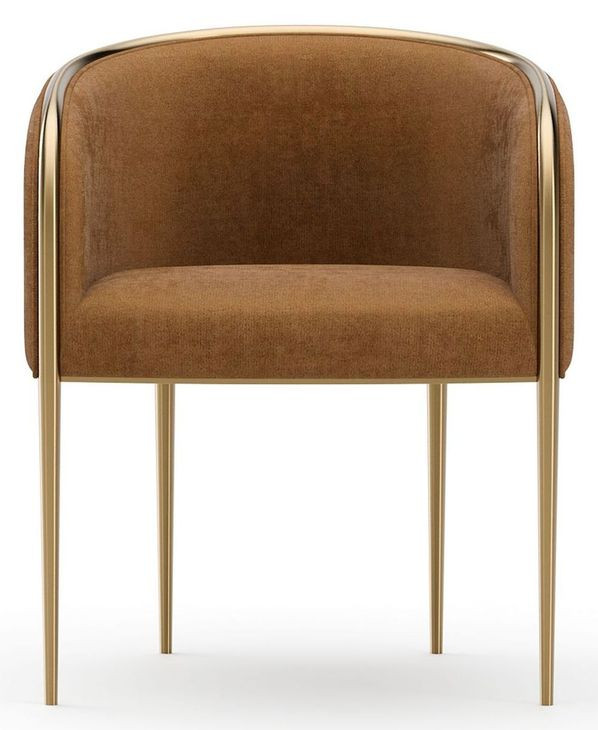 Tension Vintage Camel Upholstered Dining Chair