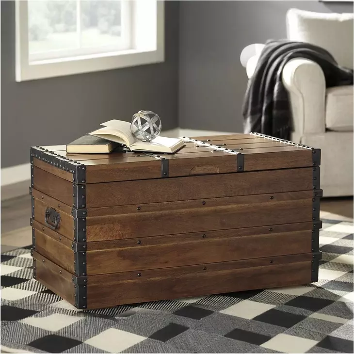 Kettleby Brown Storage Trunk