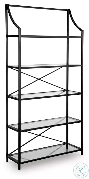 Dakerwell Antique Black 72" Bookcase