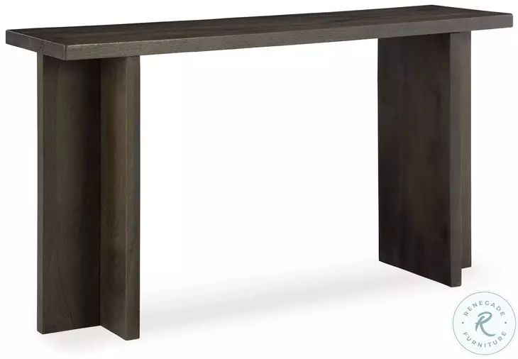 Jalenry Grayish Brown Console Sofa Table