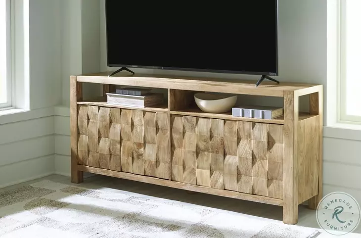 Hudwick Natural Brown Accent Cabinet