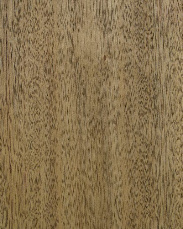 Gwenwich Natural and Black 2 Glass Door Accent Cabinet