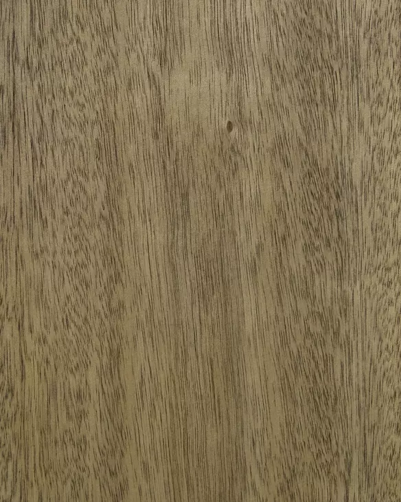 Gwenwich Natural and Black 2 Glass Door Accent Cabinet