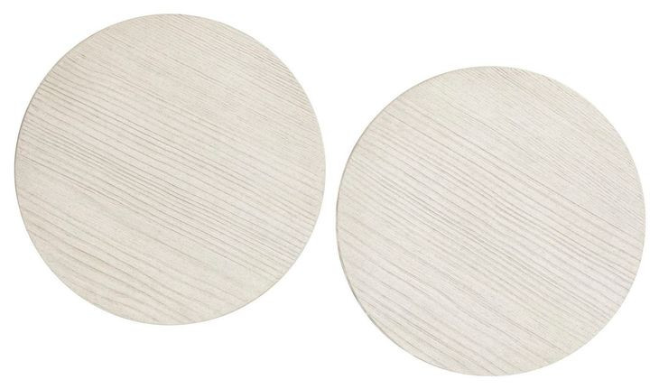 Brookhaven Balboa Mist Round Nesting Accent Table