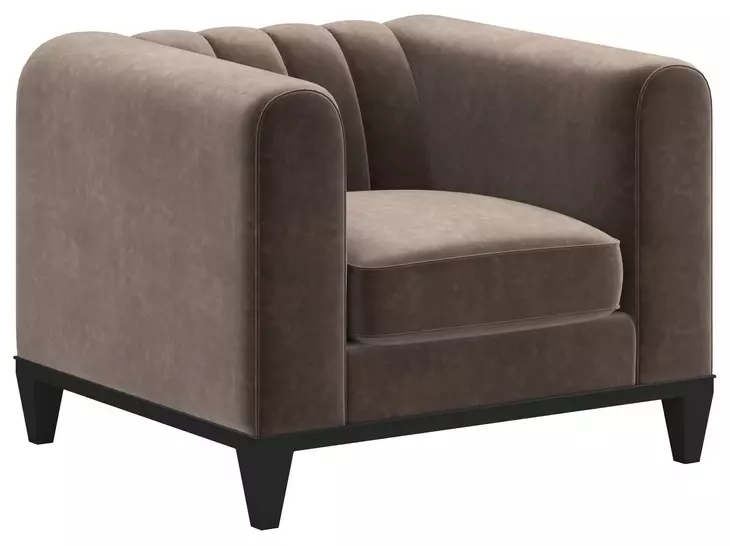Artisan Upholstery Mink Hans Living Room Set