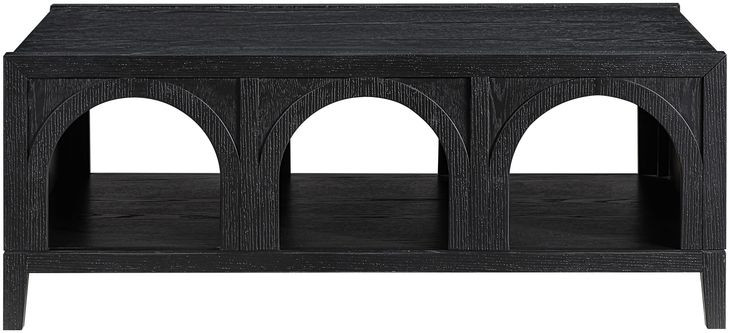 Fitzgerald Black Rectangular Coffee Table
