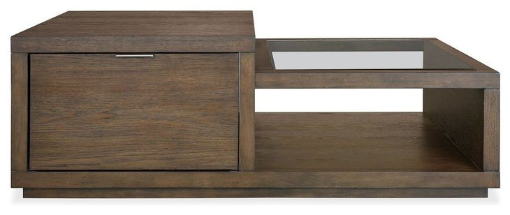 Ironwood Homestead Brown Rectangular Glass Top Occassional Table Set