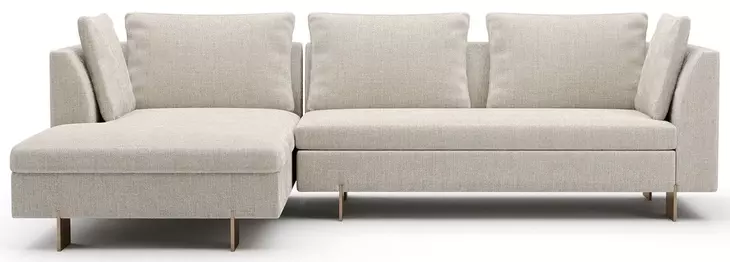 Altura Beige 2 Piece Modular LAF Chaise Sectional