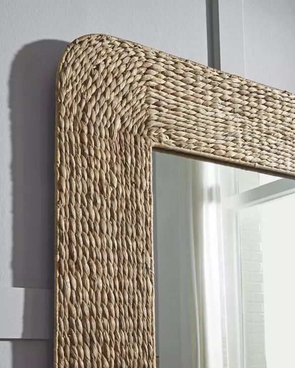 Norigan Natural Rectangular Floor Mirror