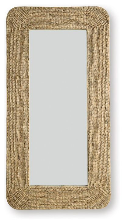 Norigan Natural Rectangular Floor Mirror
