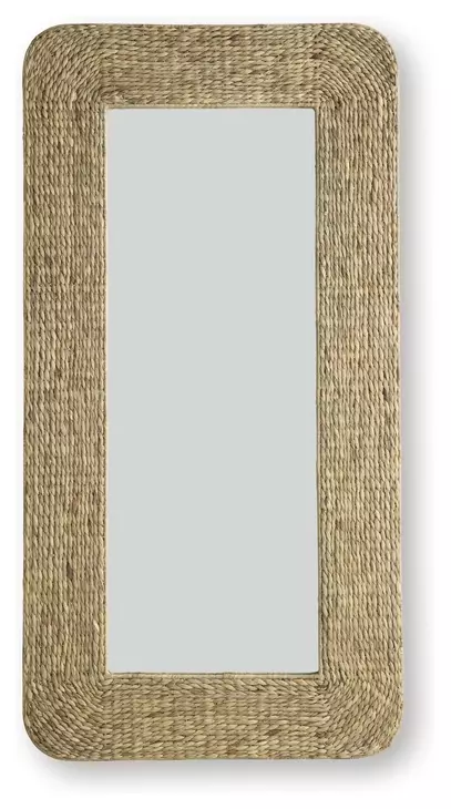 Norigan Natural Rectangular Floor Mirror