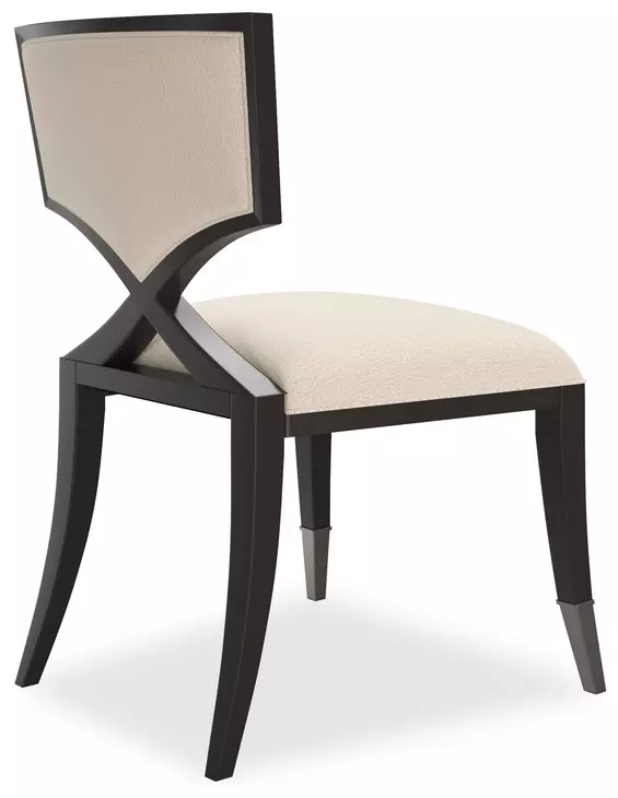 First Ivory Upholstered Side Chair