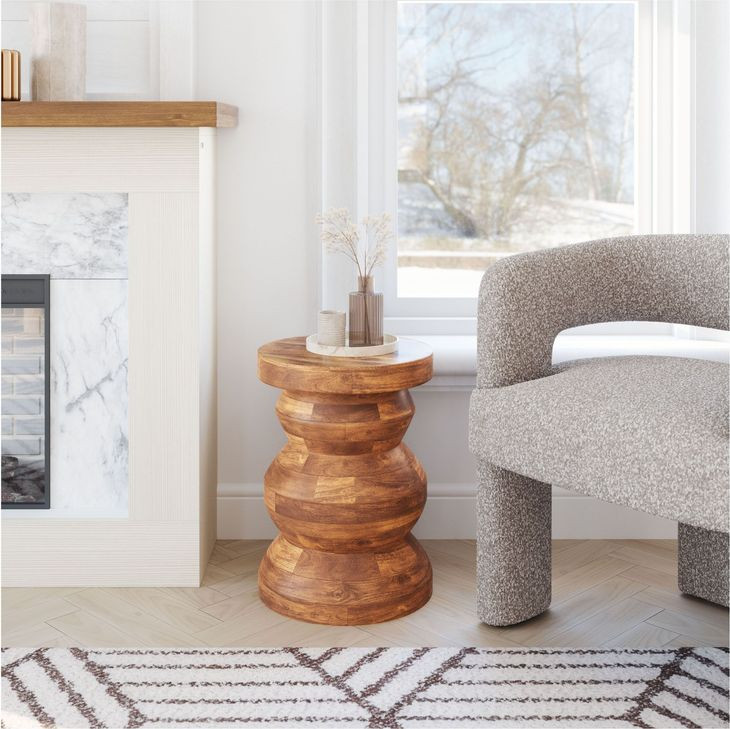 Kerala Brown Side Table