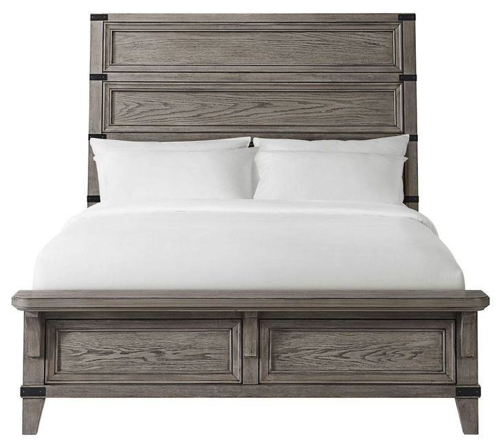 Forge Brushed Steel Panel Bedroom Set