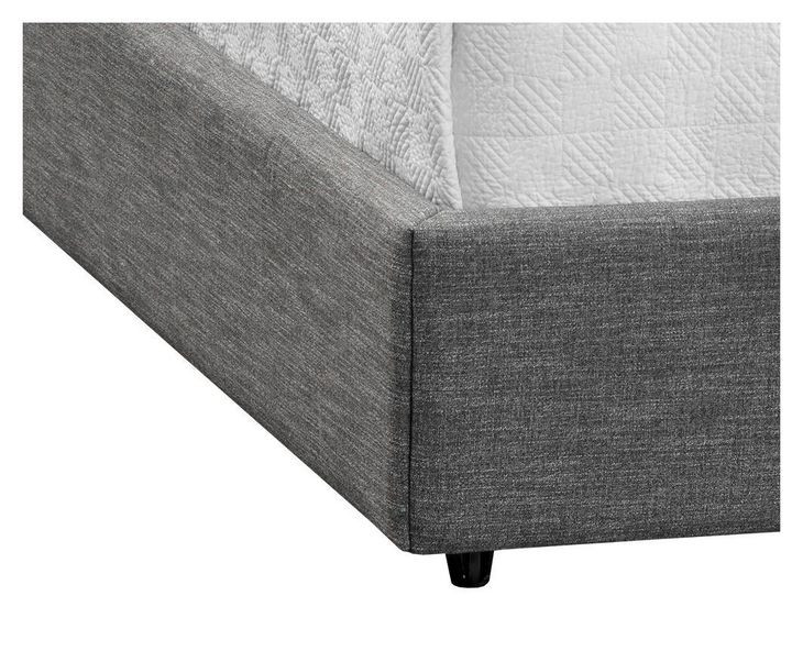 Emmit Quarry Queen Upholstered Platform Bed