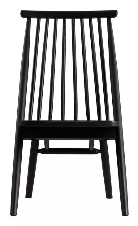 Arcadia Black Windsor Back Side Chair Set of 2