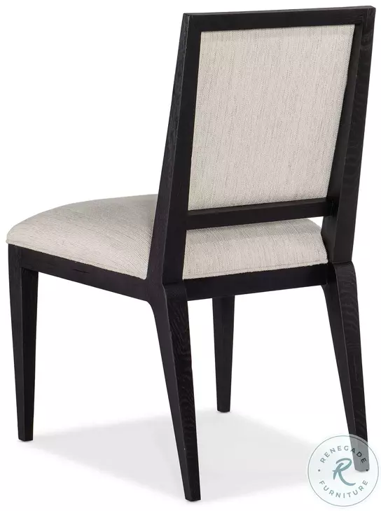 Blue Ridge Charred Black Linn Cove Upholstered Side Chair Set Of 2