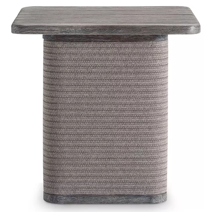 Rialto Brown Square Outdoor Side Table