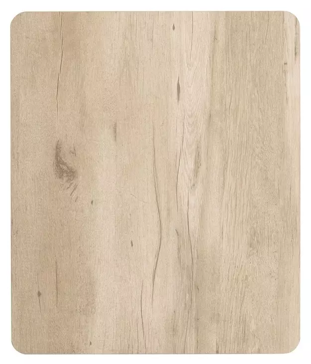 Craftsman Ridge Driftwood and Black Rectangular End Table