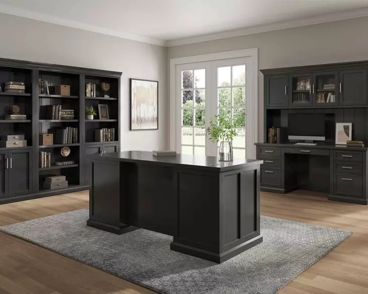 Abby Black Door Bookcase