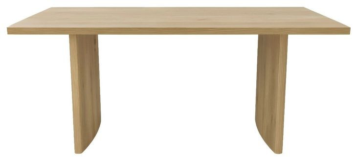 Abigail Natural 71" Rectangular Dining Table