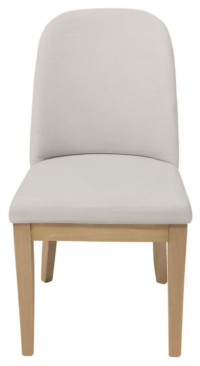 Abigail White Upholstered Side Chair Set of 2